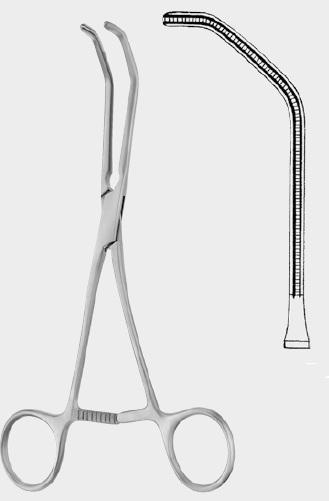 Затискач ДЕБЕЙКІ – РЕЙНОЛДСА (DEBAKEY REYNOLDS) для анастомозу, 18 см (cm)